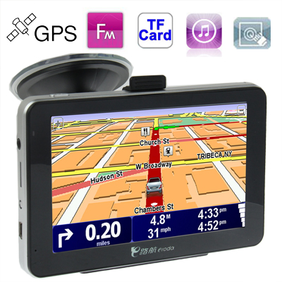 AQ500 5.0 inch 480 x 272 Pixels TFT Touch Screen Car GPS NavigatorBuilt 4GB Memory and Map - Click Image to Close